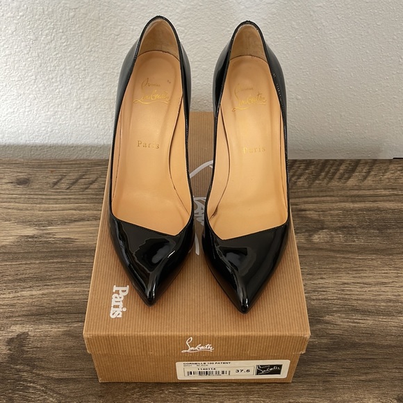 Louboutin Corneille Stiletto 100 Patent Black - Picture 3 of 8